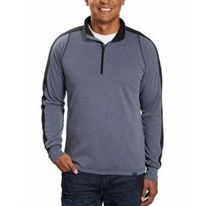 Hawke & Co Men's Blue Quarter Zip Pullover Sweater Size XL